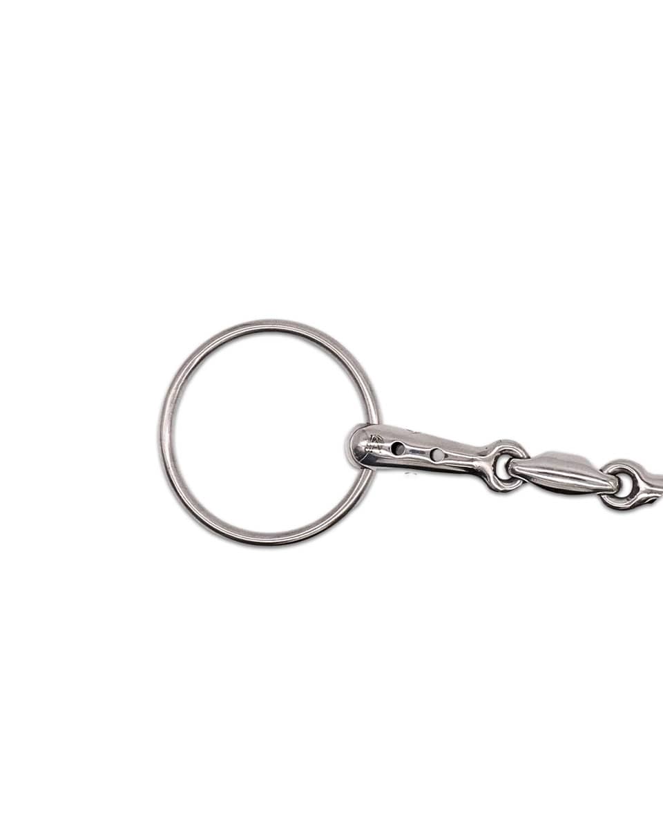 Double Jointed Whistle Mouth Loose Ring Bit