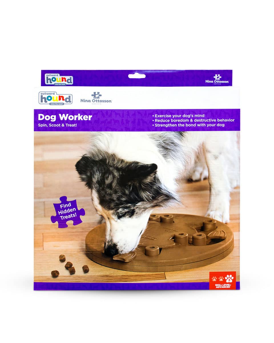 Worker Interactive Puzzle Dog Toy from Nina Ottosson