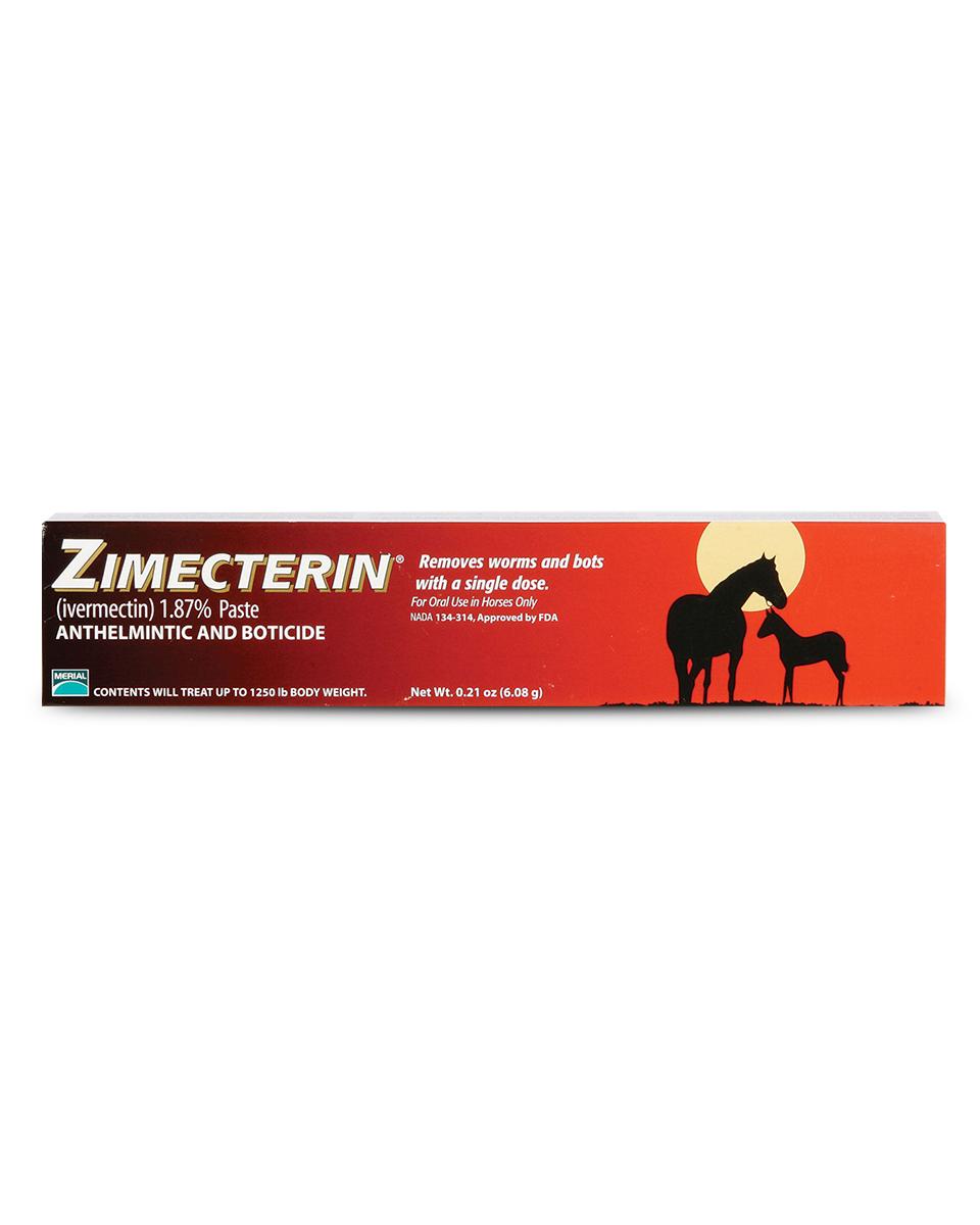 Zimectrin equine dewormer