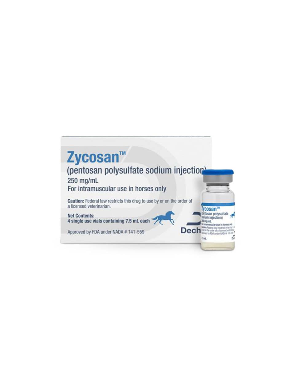 Zycosan pentosan polysulfate sodium injection for horses from Dechra