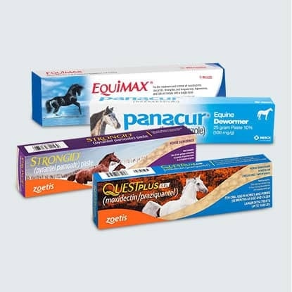 Fall Horse Dewormers at FarmVet.com.