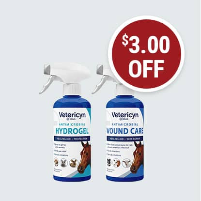 Vetericyn Horse Products $3 OFF at FarmVet.com.