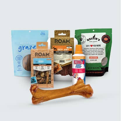 Shop dog and cat treats at FarmVet.